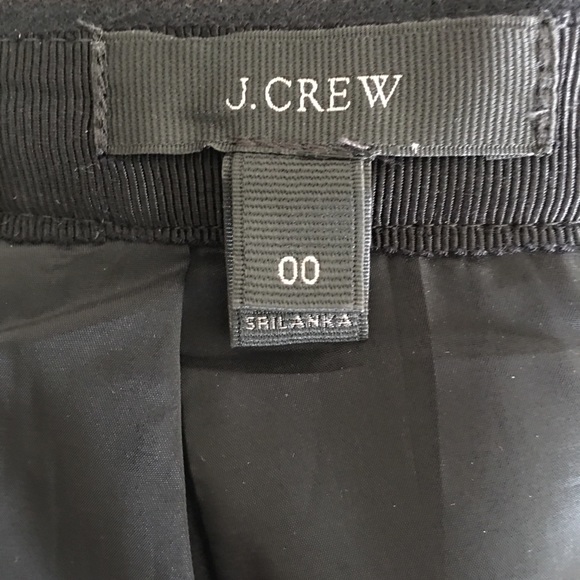J.CREW Black Wool Skirt - Picture 4 of 4